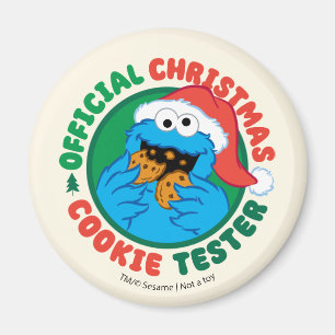 Cookie Monster Official Christmas Cookie Tester Magnet