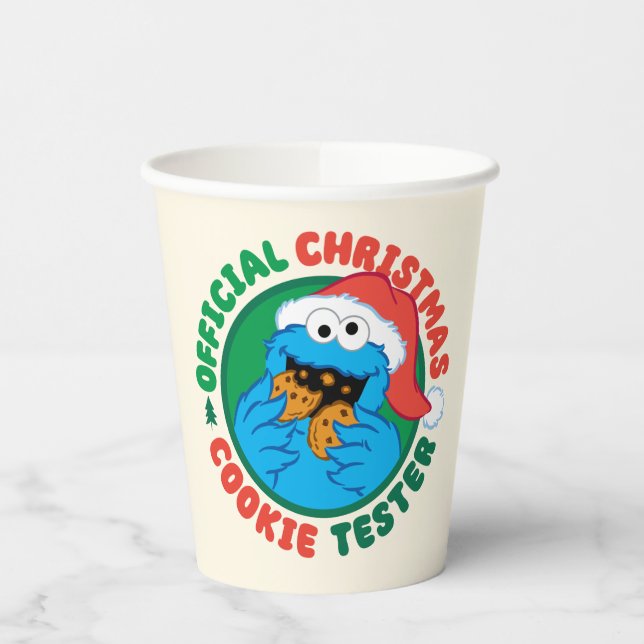 Cookie Monster | Official Christmas Cookie Tester Paper Cups (Left)