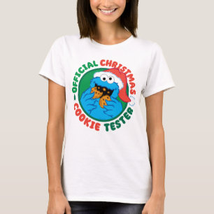 Cookie Monster   Official Christmas Cookie Tester T-Shirt