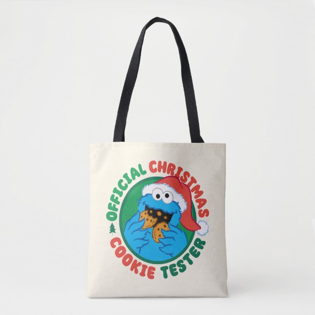 Cookie Monster | Official Christmas Cookie Tester Tote Bag (Front)