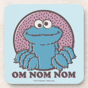 Cookie Monster Om Nom Nom Coaster