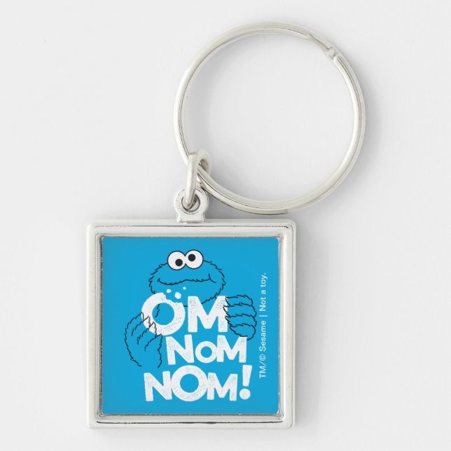 Cookie Monster | Om Nom Nom! Key Ring (Front)