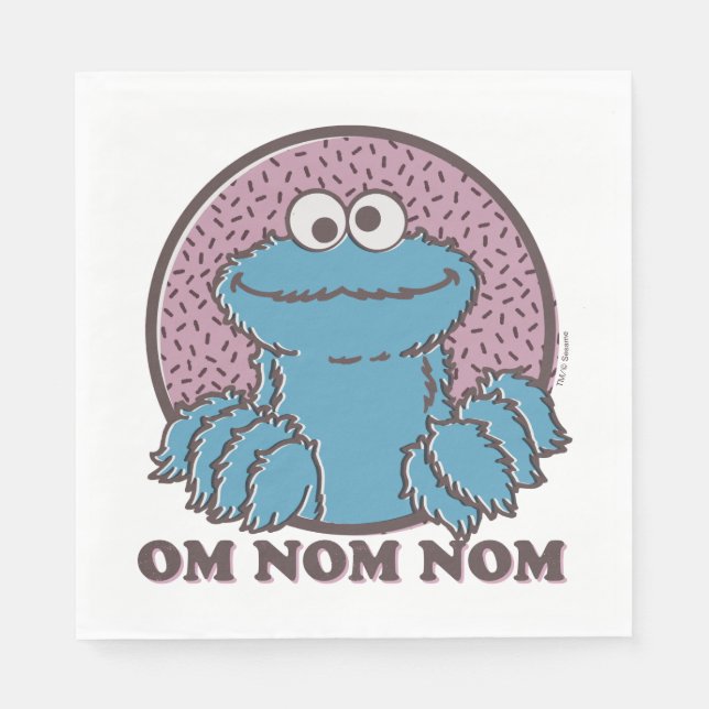 Cookie Monster | Om Nom Nom Napkin (Front)