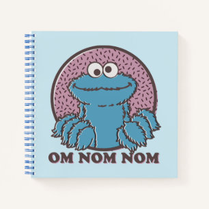 Cookie Monster Om Nom Nom Notebook