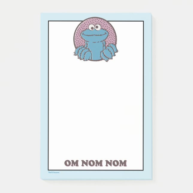 Cookie Monster | Om Nom Nom Post-it Notes (Front)