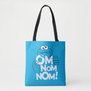 Cookie Monster   Om Nom Nom! Tote Bag