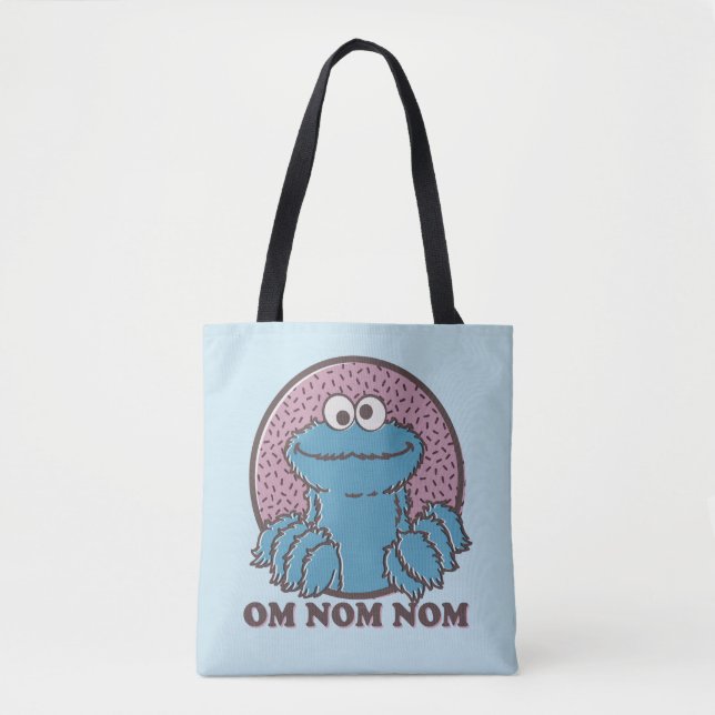 Cookie Monster | Om Nom Nom Tote Bag (Front)
