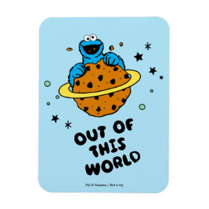 Cookie Monster Out of This World Magnet