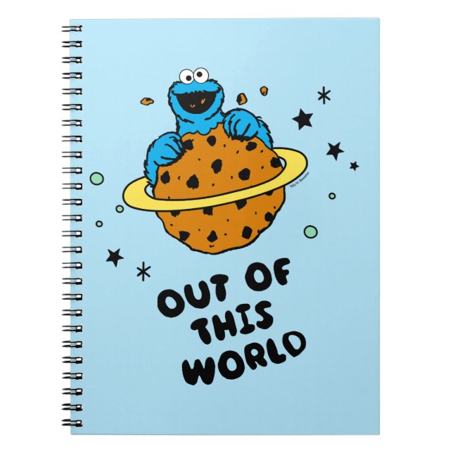 Cookie Monster | Out of This World Notebook (Front)