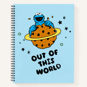 Cookie Monster Out of This World Notebook