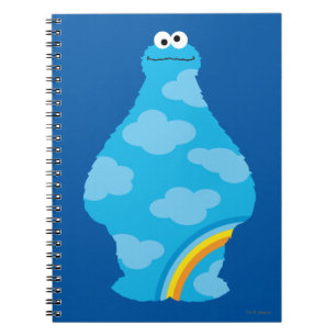 Cookie Monster Rainbows Notebook