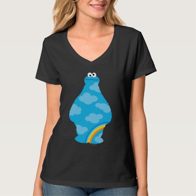Cookie Monster Rainbows T-Shirt (Front)