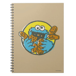 Cookie Monster Retro Notebook
