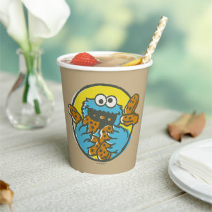 Cookie Monster Retro Paper Cups