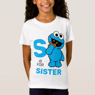 Cookie Monster S is for Sister T-Shirt