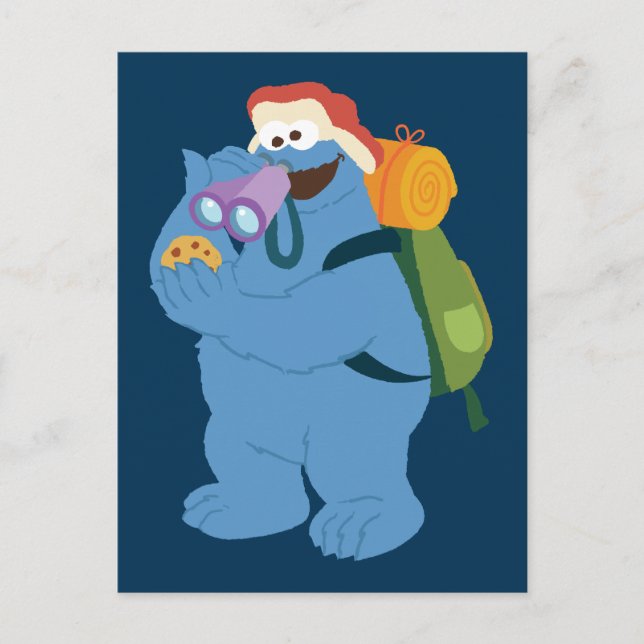 Cookie Monster Searching for Cookies Postcard (Front)