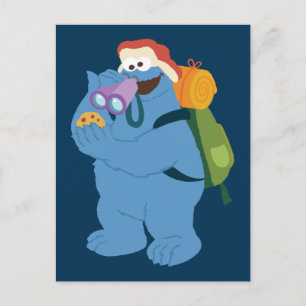 Cookie Monster Searching for Cookies Postcard