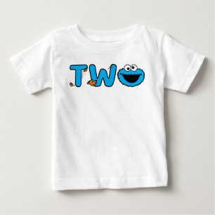 Cookie Monster Second Birthday Baby T-Shirt