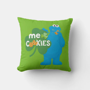 Cookie Monster Shamrock Love Cushion