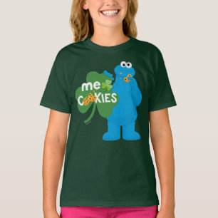Cookie Monster   Shamrock Love T-Shirt