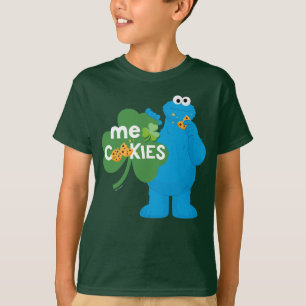 Cookie Monster   Shamrock Love T-Shirt