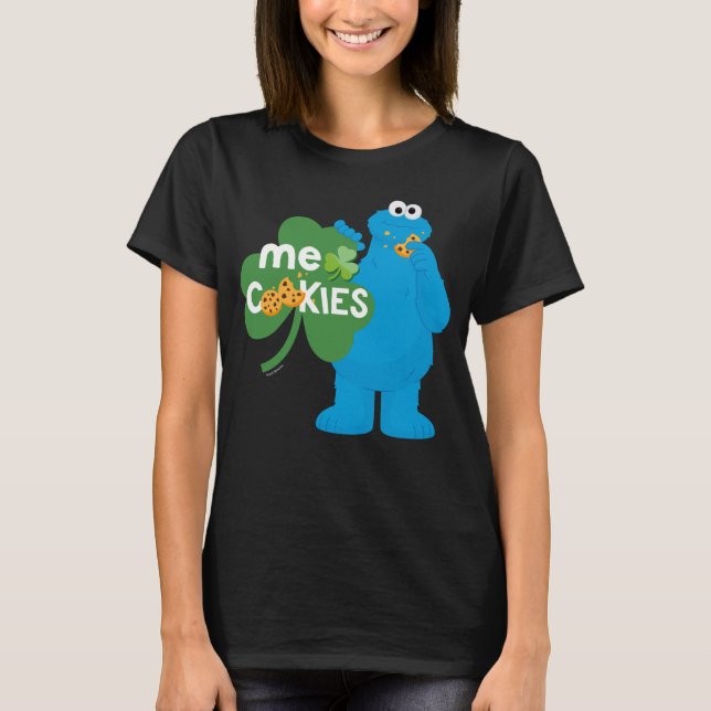 Cookie Monster | Shamrock Love T-Shirt (Front)