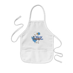 Cookie Monster Shooting Basketball Hoops Kids Apron