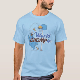 Cookie Monster Shooting Basketball Hoops T-Shirt
