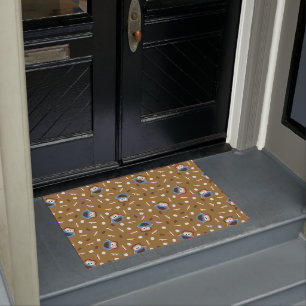 Cookie Monster S'mores Pattern Doormat