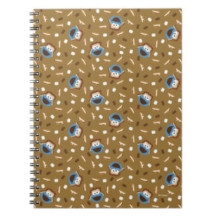 Cookie Monster S'mores Pattern Notebook