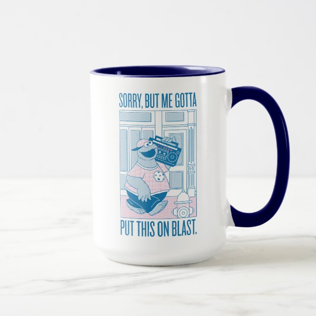 Cookie Monster | Sorry But Me Gotta Mug (Right)