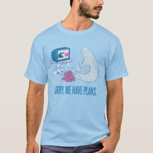 Cookie Monster   Sorry, Me Have Plans T-Shirt