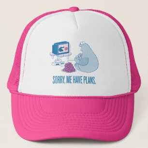 Cookie Monster   Sorry, Me Have Plans Trucker Hat