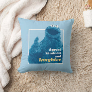 Cookie Monster   Spread Kindness and Laughter Cushion