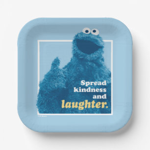 Cookie Monster   Spread Kindness and Laughter Paper Plate
