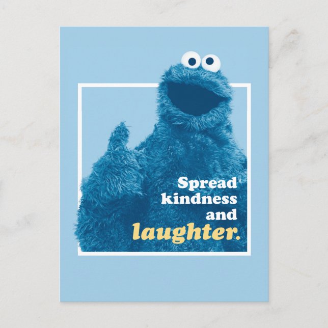 Cookie Monster | Spread Kindness and Laughter Postcard (Front)