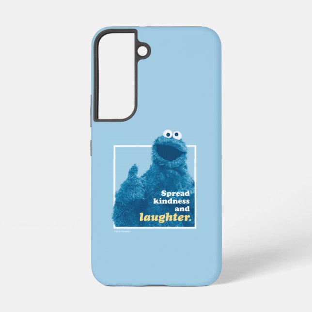 Cookie Monster | Spread Kindness and Laughter Samsung Galaxy S22 Case (Back)