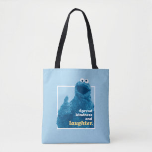 Cookie Monster Spread Kindness and Laughter Tote Bag