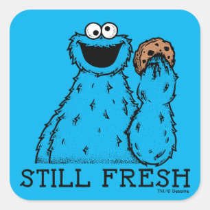 Cookie Monster Still Fresh Square Sticker