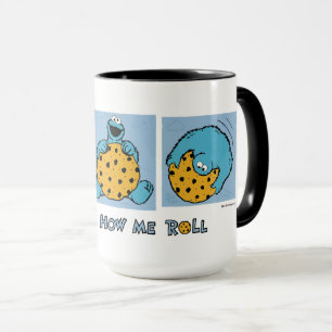 Cookie Monster That's How Me Roll Mug