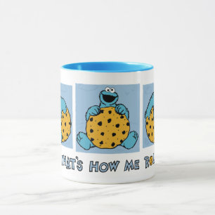 Cookie Monster That's How Me Roll Mug