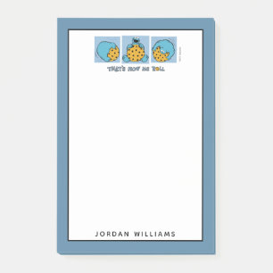 Cookie Monster That's How Me Roll Post-it Notes