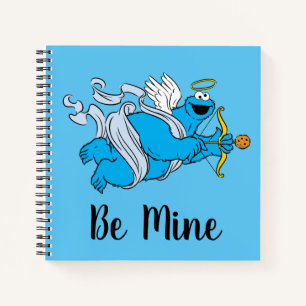 Cookie Monster Valentine's Cupid Notebook