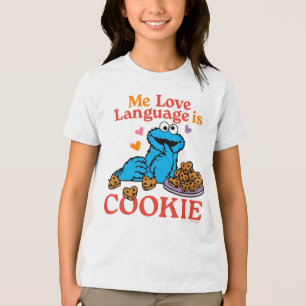 Cookie Monster   Valentine's Day Quote Tri-Blend Shirt