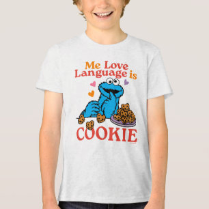 Cookie Monster   Valentine's Day Quote Tri-Blend Shirt