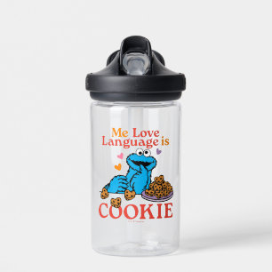Cookie Monster Valentine's Day Quote Water Bottle