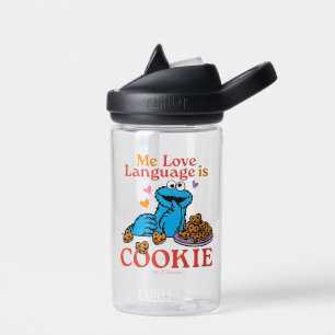 Cookie Monster Valentine's Day Quote Water Bottle