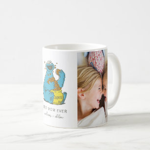 Cookie Monster Vintage Best Mum - Photo Coffee Mug