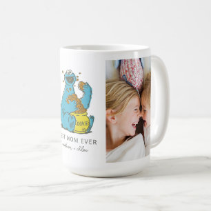 Cookie Monster Vintage Best Mum - Photo Coffee Mug