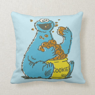 Cookie Monster Vintage Cushion